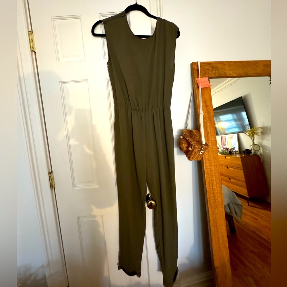 Zara Jumpsuit, Size S, Olive